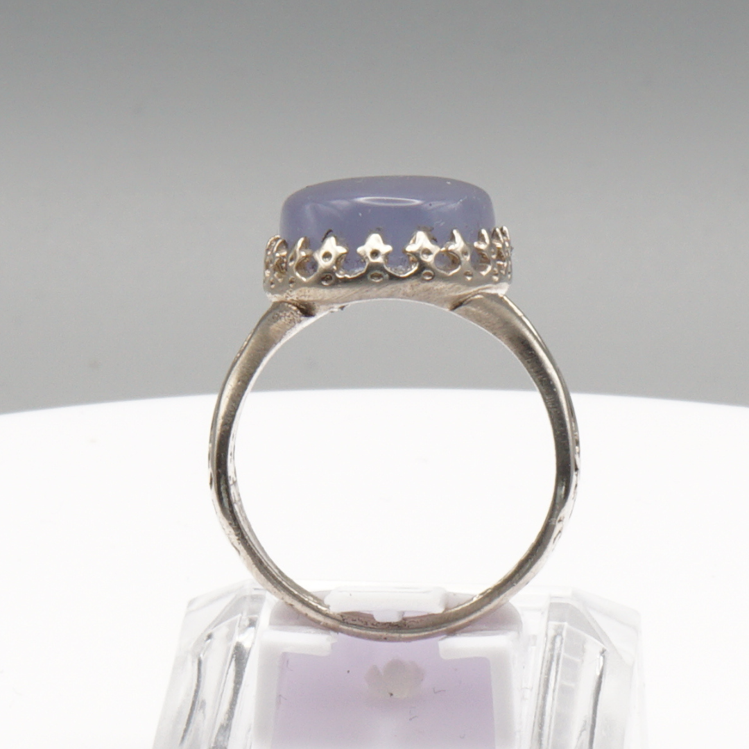 925 Silber Herrenring mit echtem Jemen Achat - Aqeeq Yamani