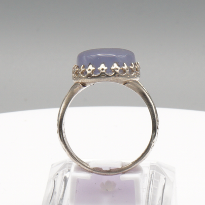 925 Silber Herrenring mit echtem Jemen Achat - Aqeeq Yamani