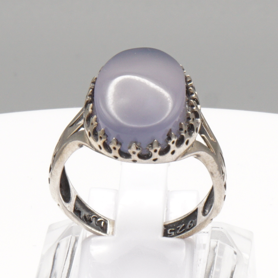 925 Silber Herrenring mit echtem Jemen Achat - Aqeeq Yamani