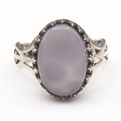 925 Silber Herrenring mit echtem Jemen Achat - Aqeeq Yamani