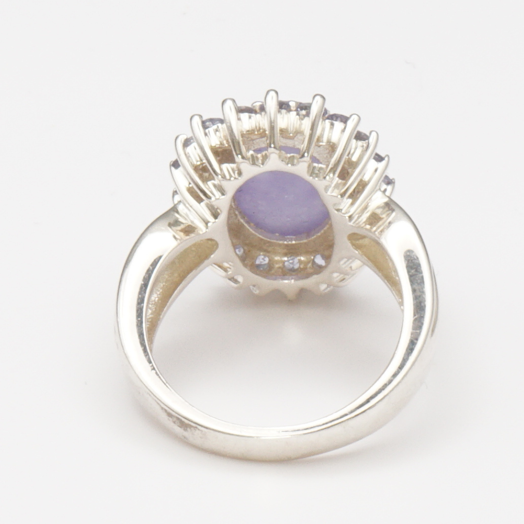 925 Luxus Silber Damenring – Achat und Rosa Turmalinsteine – Handarbeit Aqeeq