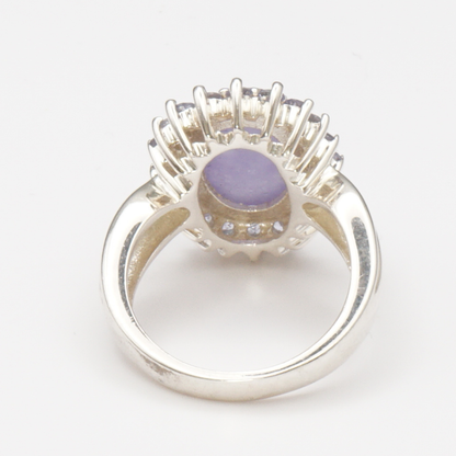 925 Luxus Silber Damenring – Achat und Rosa Turmalinsteine – Handarbeit Aqeeq