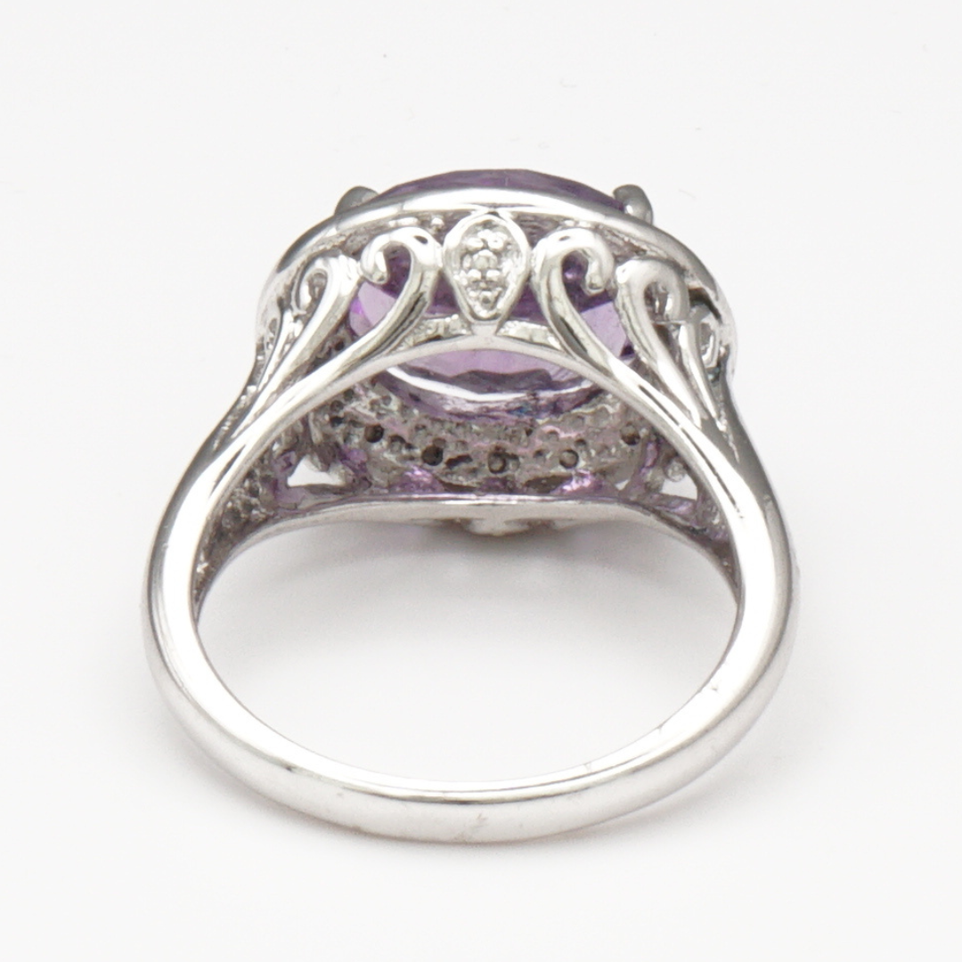 925 Silber Damenring – Amethyst