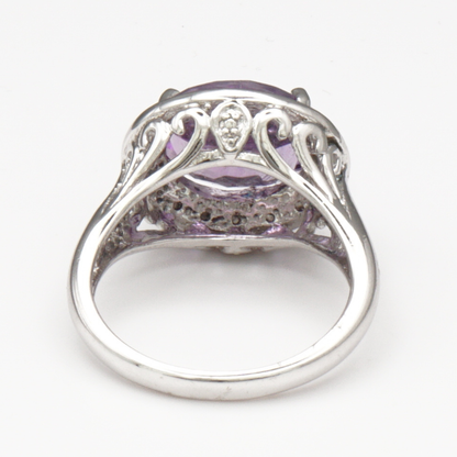 925 Silber Damenring – Amethyst