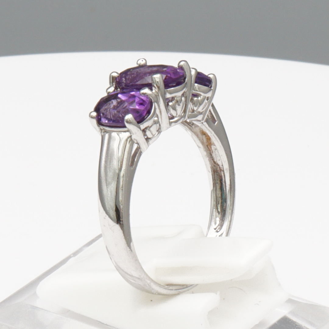 925 Silber Damenring – Amethyst