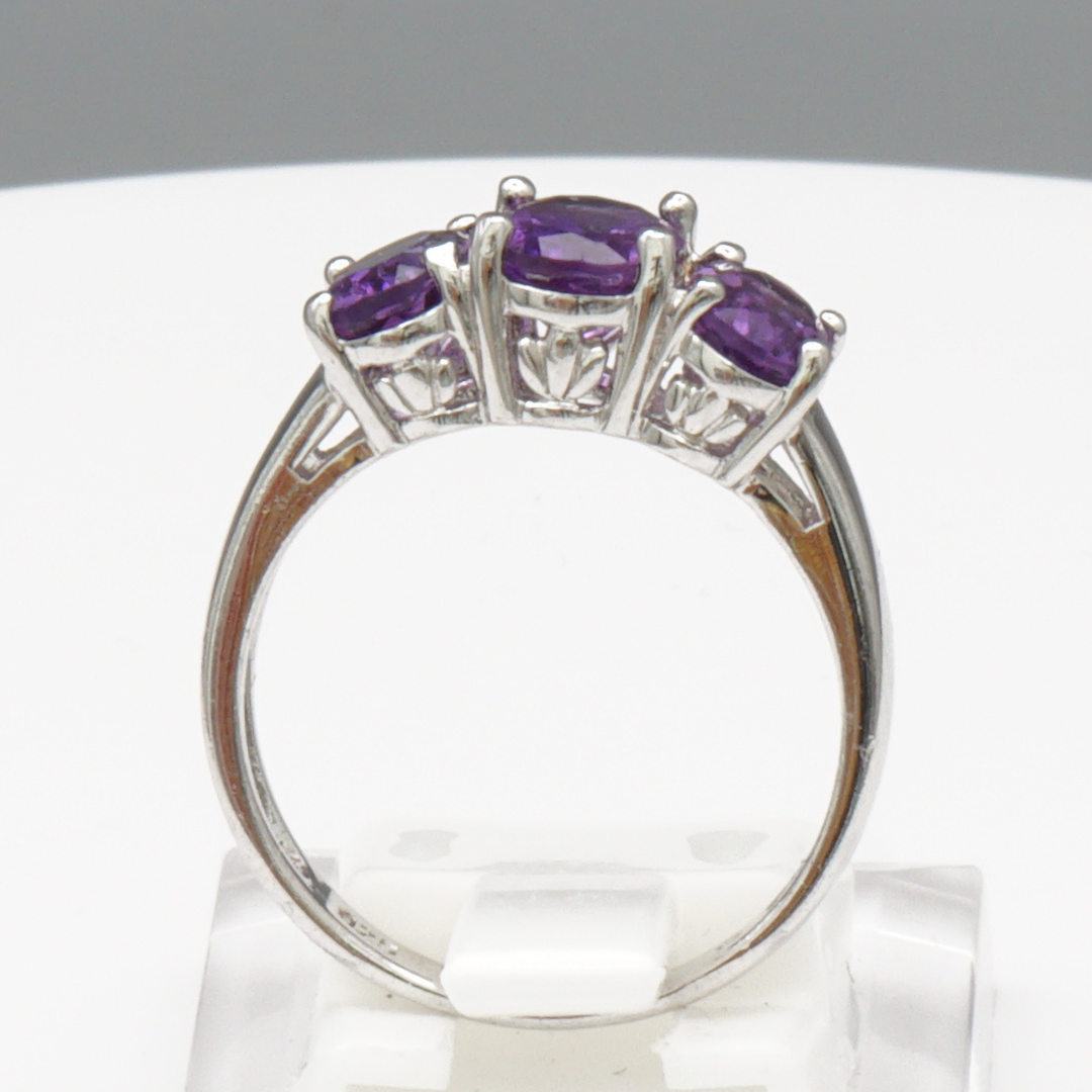 925 Silber Damenring – Amethyst