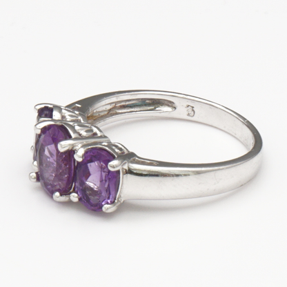 925 Silber Damenring – Amethyst