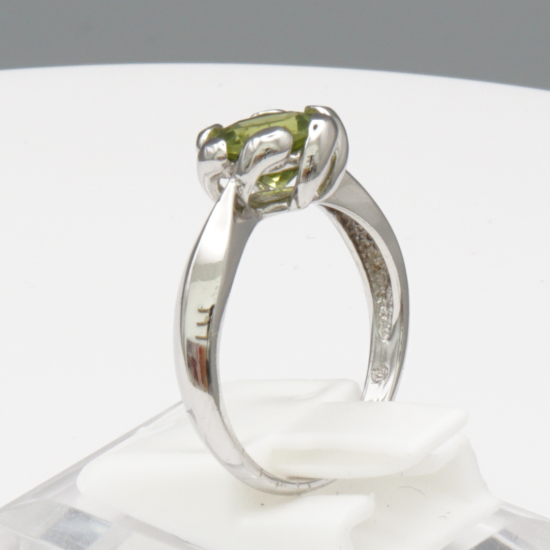 925 Damen Ring mit echtem Peridot - Zabarjad