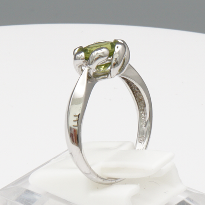 925 Damen Ring mit echtem Peridot - Zabarjad