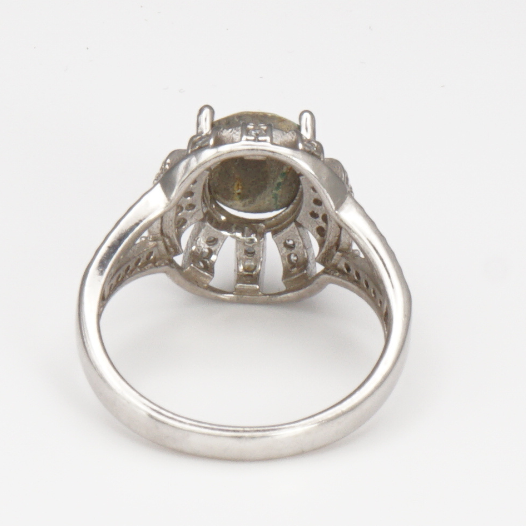 925 Silber Damenring mit natürlichem Türkis - Firouz