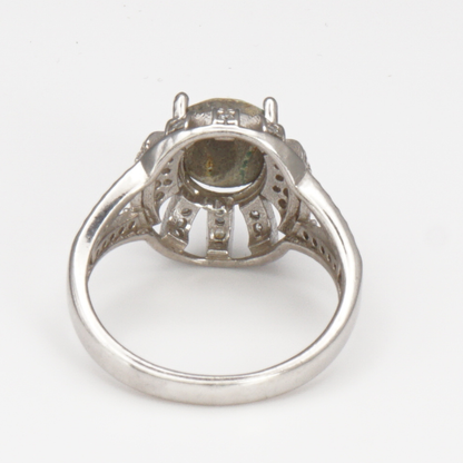 925 Silber Damenring mit natürlichem Türkis - Firouz