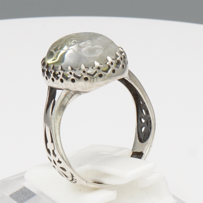925 Silber Bergkristall – Durr al-Najaf mit Koranvers-Gravur