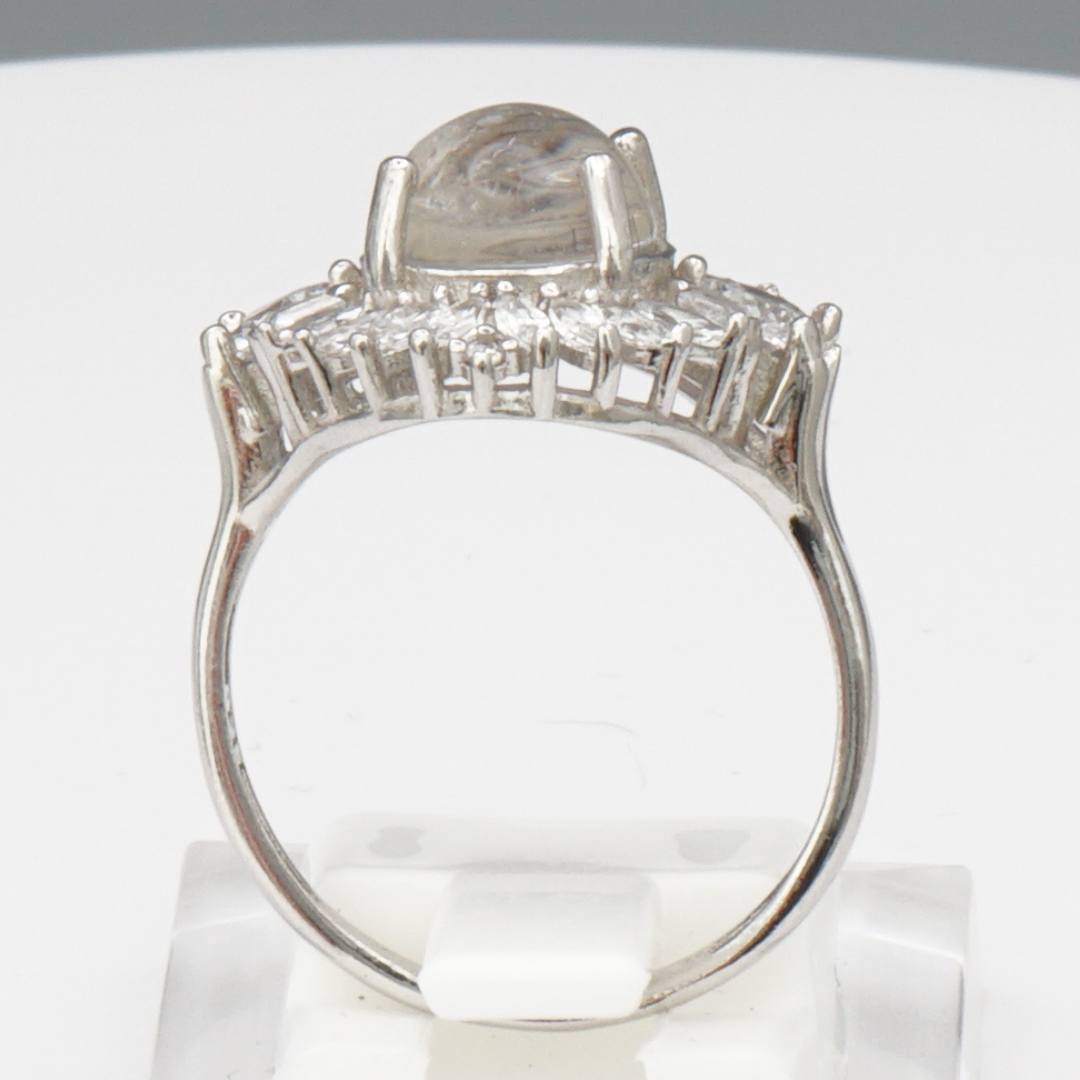 925 Silber Damen Ring mit Bergkristall aus Najaf - Durr al Najaf