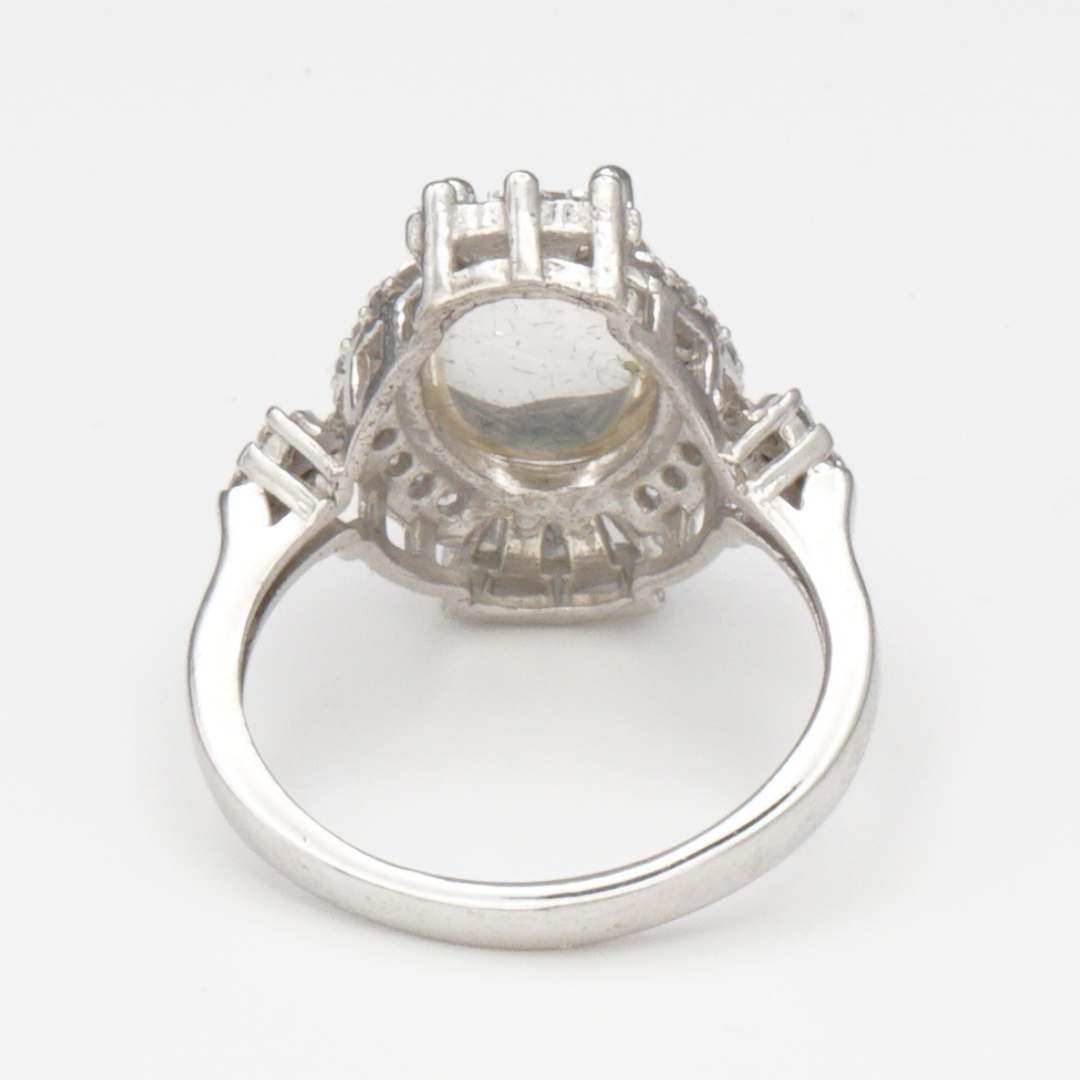 925 Silber Damen Ring mit Bergkristall aus Najaf - Durr al Najaf