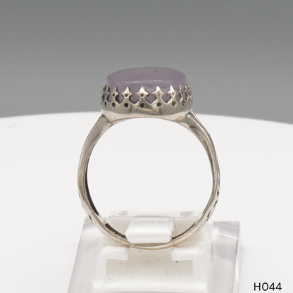 925 Silber Herrenring mit echtem Jemen Achat - Aqeeq Yamani