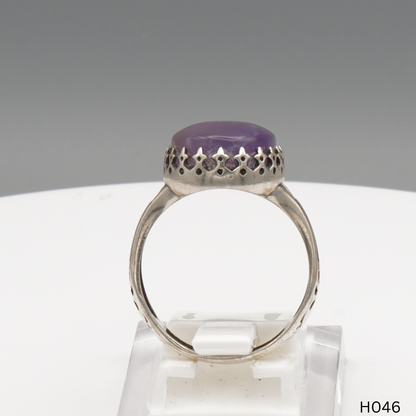 925 Silber Herrenring mit echtem Jemen Achat - Aqeeq Yamani