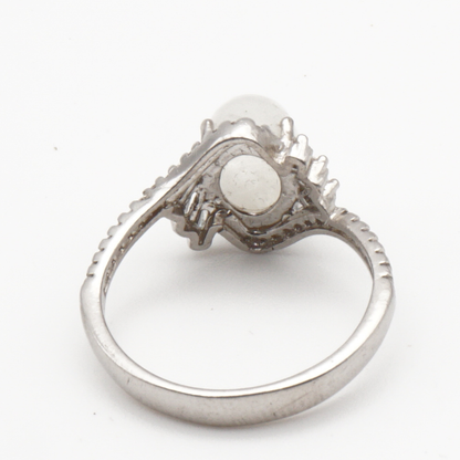 925 Silber Damen Ring mit Bergkristall aus Najaf - Durr al Najaf