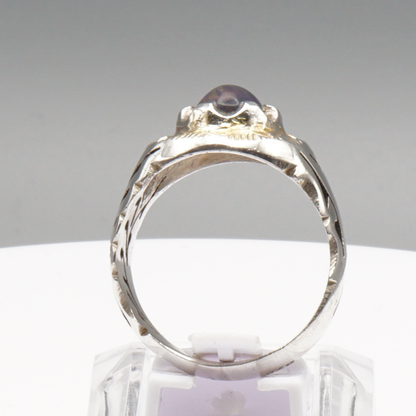 925 Silber Herrenring Opal / Edelopal - Handarbeit - Massiv
