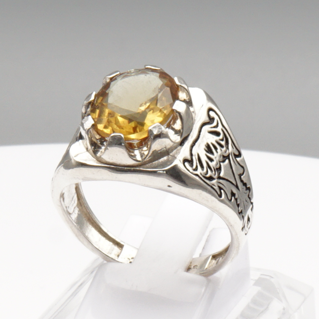 925 Silberring mit echtem Alexandrit