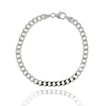 925 Silber Herren-Set – Panzerkette + Armband + Gratis Poliboy Pflegetuch